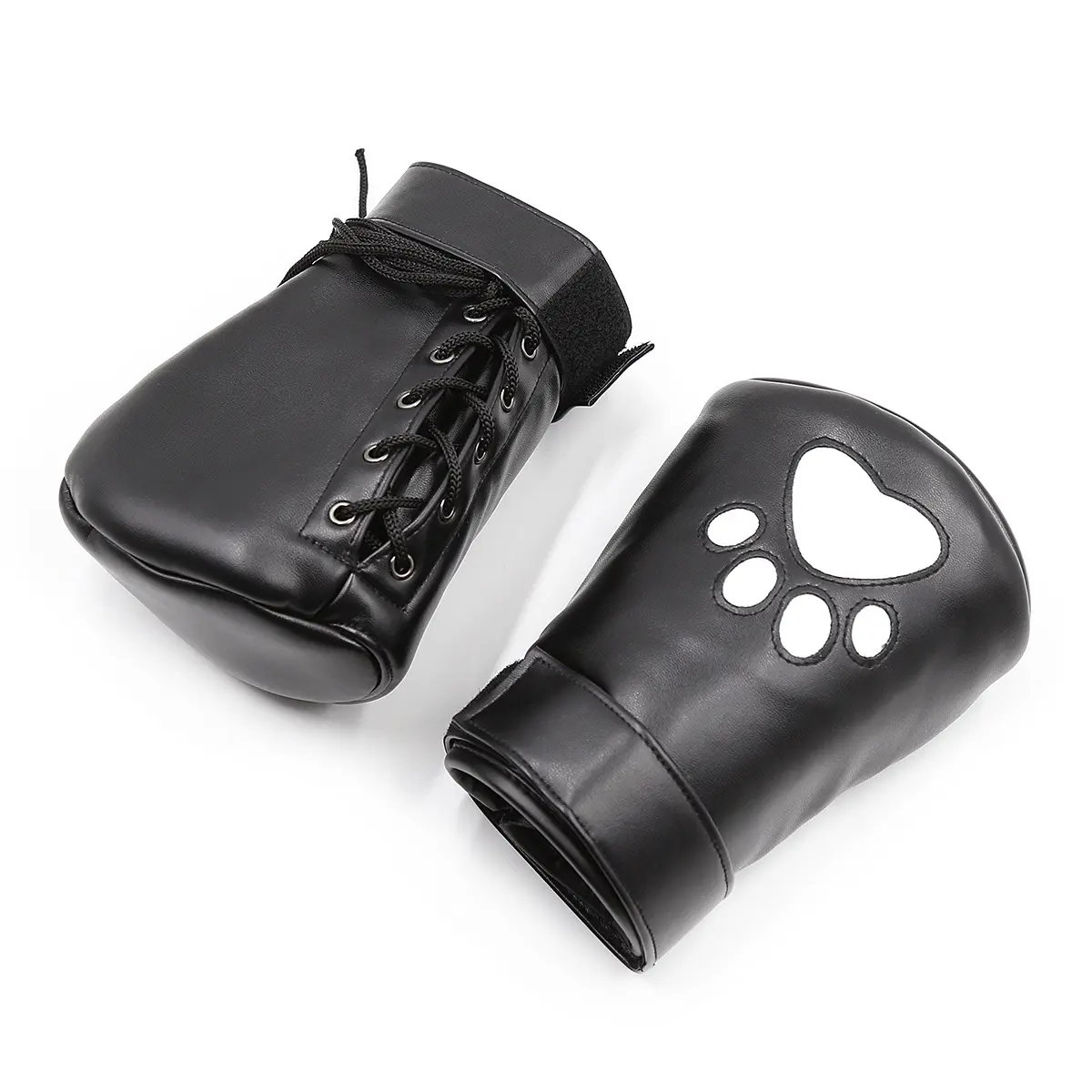 Dog Paw Crawl Glove Mittens Sparring Punching Glove Halloween Christmas Costume Accessories Black Masks