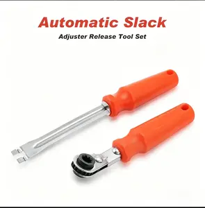 Slack Adjuster Tool Set - 5/16in Double Square Reversible Ratcheting Wrench, Durable Precision Tool for Trucks, Trailers