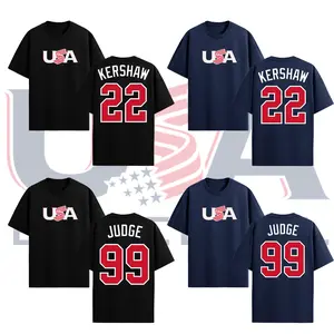Team USA World Baseball Classic Jersey Number Aaron Judge Mookie Betts Mike Trout 2026 Undefeated Lightweight Cotton T-Shirt , The WBC Event T-Shirt, Sunday Baseball Hoodie Sweater T-Shirt, Game T-Shirt , Game Day Outfit