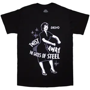 Devo Unisex T-Shirt Twist Away (Black)
