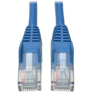 Eaton Tripp Lite Series Cat5e 350 MHz Snagless Molded (UTP) Ethernet Cable (RJ45 M/M), PoE - Blue, 100 ft. (30.5 m)