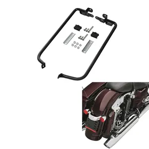 TCMT Black Saddlebags Support Bracket Mount Kit Fit For Harley Street Glide 2014-2024