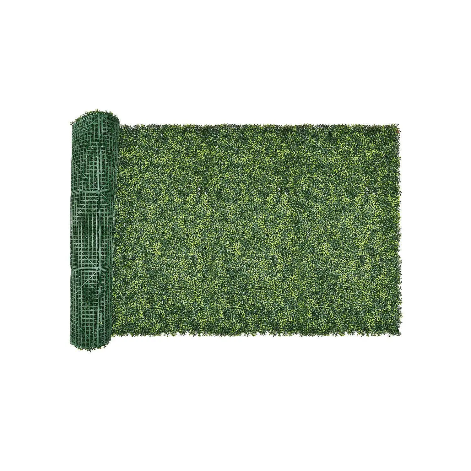 【Father's Day Gift】VEVOR Artificial Grass Wall Panels, 40x120in Milan Grass Green Boxwood Panels with 100 Zip Ties Incl., Seamless Leaf Layers, Natural Look Garden Accessories for Patio Privacy Backdrop Hedge Screen