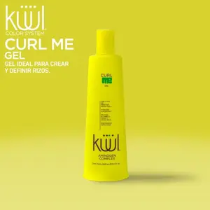 Kuul Curl Me Gel ( 10.1 fl oz ) - Gel Para El Cabello Marca y Definar Rizos - Fijacion Media -  Medium Hold Gel For Defining Curly Hair ( 300 ml )