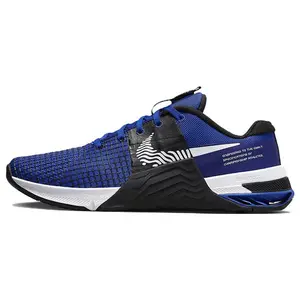 Nike Metcon 8 FlyEase Men's Low-Top Training Shoes with Comfort, Cushioning, and Slip-Resistance in Blue-Black Trending Shoes, House White Official Shoes to Get / Maison Mihara