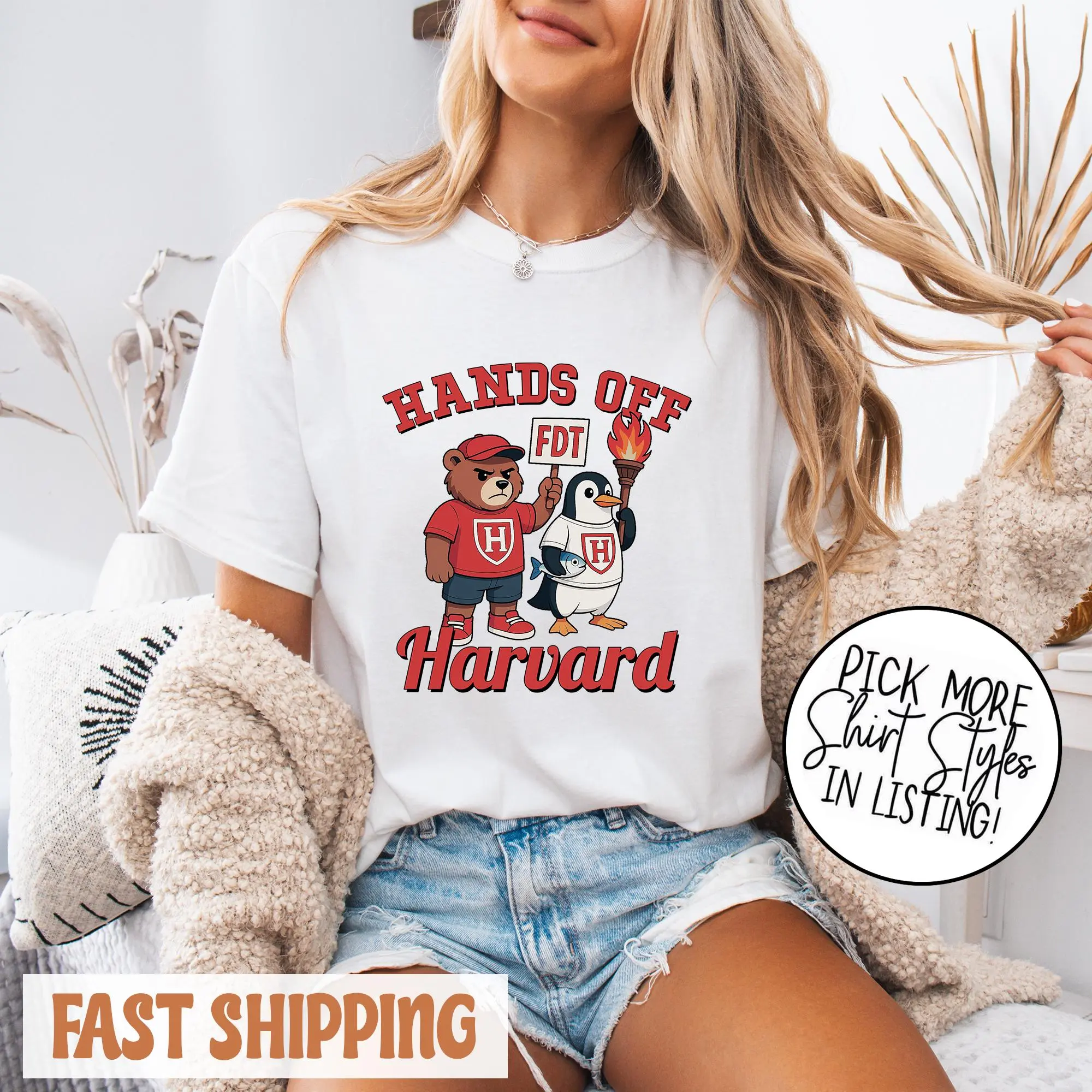 Hands Off Harvard Shirt Steve Kerr Harvard Shirt Hand Off Protest Shirt Fdt Shirt Anti Trummp Shirt Resist Bear Penguins WHandsOff
