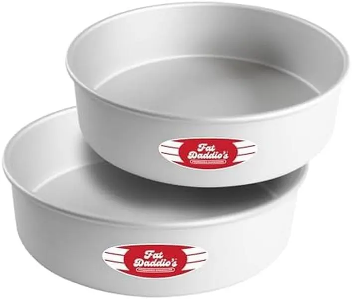 Fat Daddio's Anodized Aluminum Round Cake Pans - All Sizes Fat Daddio's Anodized Aluminum Round Cake Pans - All Sizes