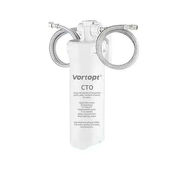 Under-Sink Water Filter, 19,000 gallon under-sink water filter system reduces lead, chlorine, tastes and odours and is easy to install and space-saving