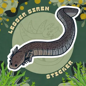 Lesser Siren Glossy Sticker Lesser Siren Glossy Sticker
