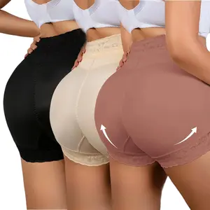 Women's Seamless High Waist Shapewear Tummy Control Butt Lifting Shorts Stretchy Breathable Lace Trim Everyday Comfort Womenswear Belts