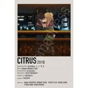 Citrus Step Sister Love Anime Inspired Keychain