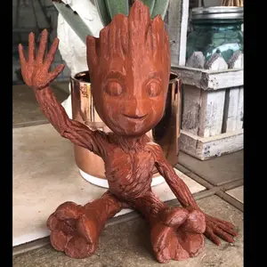 Groot succulent planter decor 7.5 inch