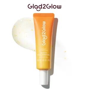 Glad2Glow Apricot Glycolic Acid Exfo Smooth Peeling Gel | Dual-Action Physical & Chemical Exfoliant for Glowing Complexion