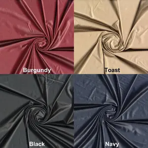 Lame DTY Vegan Foil Fabric - Shiny Stretch Fabric by the Yard, Soft Knit Dress Fabric, Party Costume Sewing Fabric, Vegan Leather