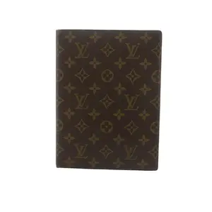 Pre-owned Louis Vuitton Monogram Canvas Small Leather Goods Desk Agenda (Old Model) LOU.S.1256