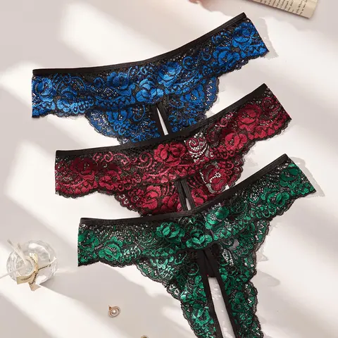 Women's Lace Panty, Soft Comfy Breathable Fitted Knicker for Daily Wear, Underwear for All Seasons, Breathable Brief, Intimates Panties