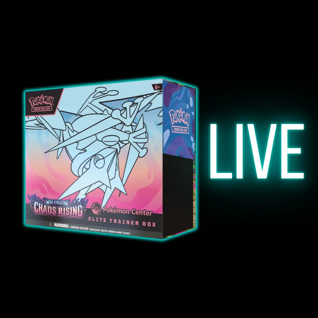 Chaos Rising Pokemon Center Elite Trainer Box - LIVE Rip & Ship