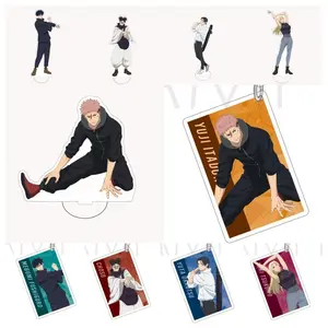 Game Keychains Choso Yuji Itadori Yuta Okkotsu Megumi Fushiguro Yuki Acrylic Stand Anime Figure Model Plate Cosplay Toy for Gift