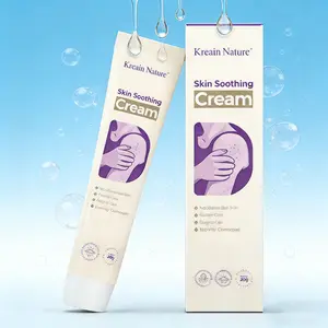 Kreain Nature Skin Soothing Gel | Infused with Pure Premium Plant Extracts (Indian Safflower Root & Tea Tree Leaf) for Gentle Daily Calming & Targeted Deep Soothing Repair