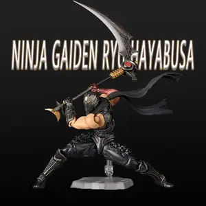 Kaiyodo Ninja Gaiden Ryu Hayabusa Movable Collection Model Toys Pvc Action Figurine Collectible Desktop Ornament Birthday Gifts
