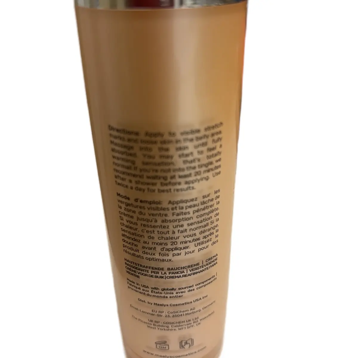 B-flat Maelys belly firming cream