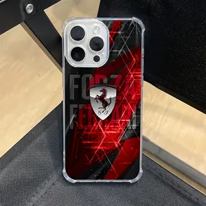 Luxury Sports Car Ferrari Inspired Phone Case, Compatible with iPhone Models 17/16e/16/15/14/13/12/11/mini-Pro-Max/air/x/XR/xsmax/8/7+/anti-Drop Design
