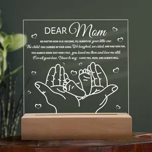 Mom -  NO MATTER HOW - Decorative Acrylic Plaque