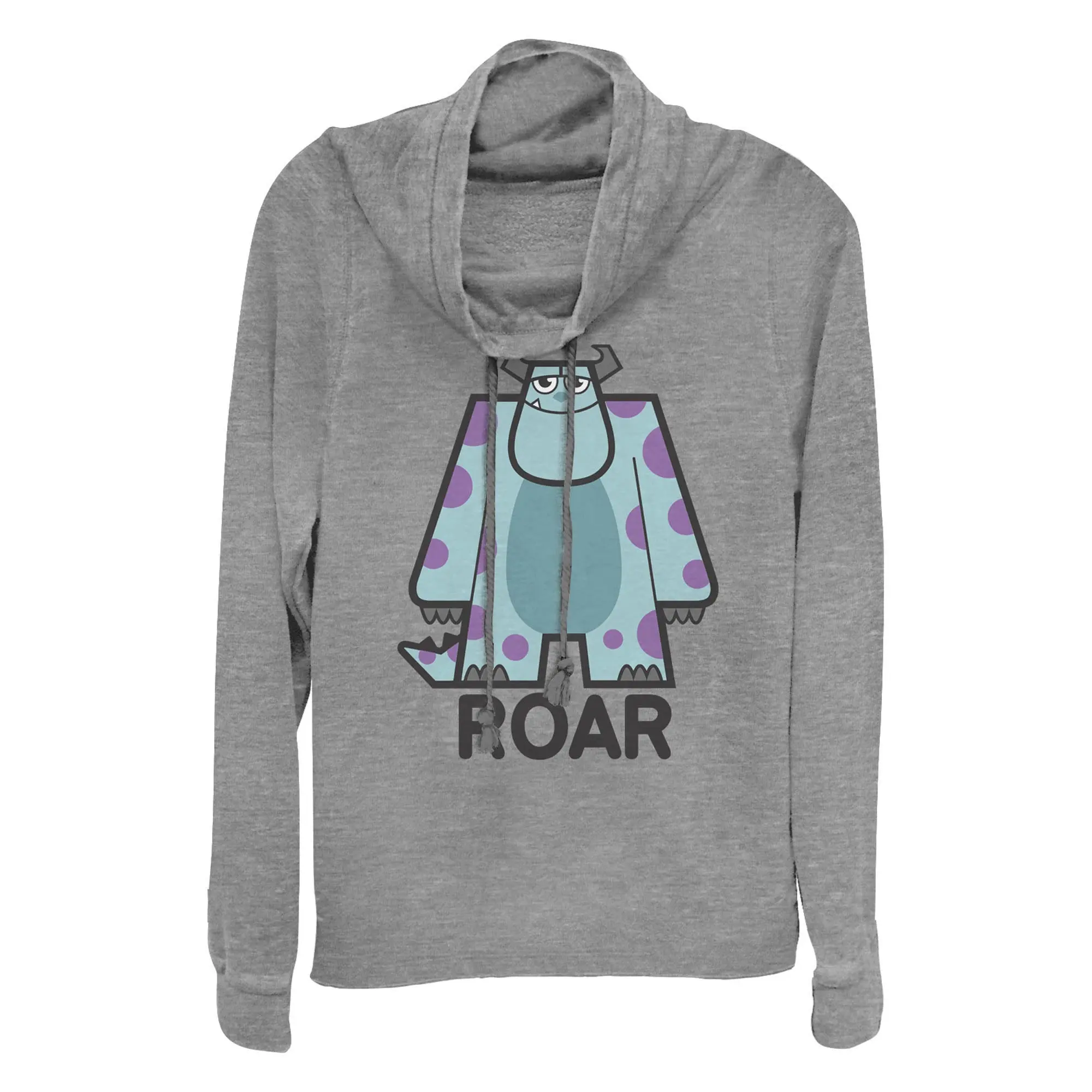 Junior's Monsters Inc Sulley Kitty Cowl Neck Sweatshirt