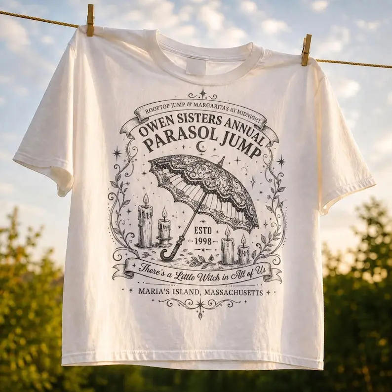Practical Magic Tshirt Vintage Graphic Y2K Streetwear