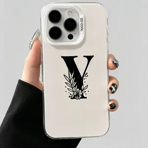 Botanical Monogram Letter Y Phone Case Compatible with iPhone 17 16 15 14 13 12 11 Pro Promax Plus Air on-Yellowing Shockproof Anti-fingerprint atch-Ultra Thin Lightweight EDCS0520001M76733