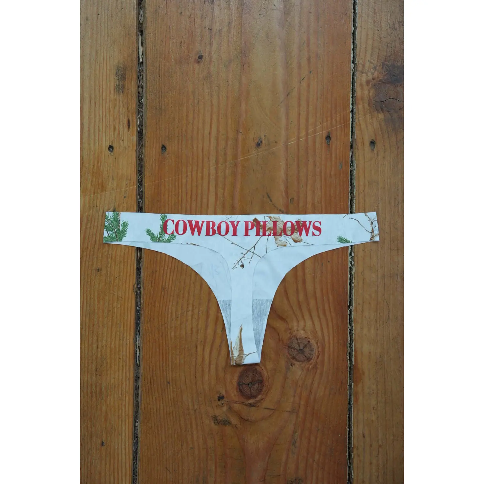 White Camo Cowboy Pillows Undies White Camo Cowboy Pillows Undies