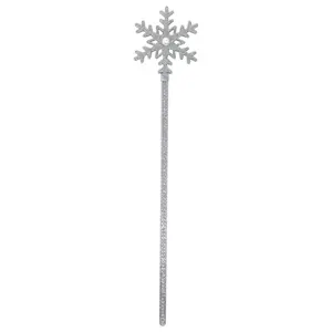 Silver Snowflake Wand