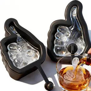 Ice Cube Tray with Lids，Stackable Silicone Ice Trays for Freezer, BPA & LFGB Safe, Easy Release for Kitchen