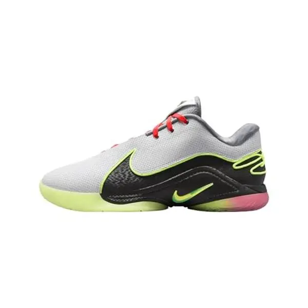 Lebron XXII Crown Jewel Basketball Shoes (FZ1094-101, White/Medium Ash/Hot Lava/Volt Glow) Size 8.5