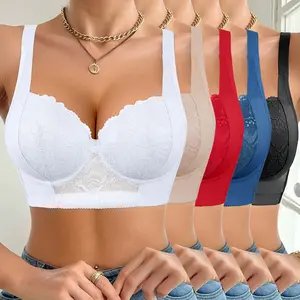 【mothersdaygift】Mimilemon 3PC Sexy Lace Brapush up bras for women Lingerie Anti-Sagging Comfortable Bra for Daily Wear or Special Occasions Seamless Design Supportive Womenswear Style Everyday summervibes