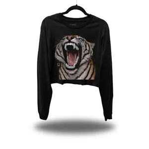 TIGER GRILL CROP LONG SLEEVE