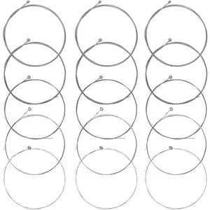 Electric Guitar Strings, 18 PCS (3 Full Sets) with Stainless Steel Core, 6-String Set Including E-1st, B-2nd, G-3rd, D-4th, A-5th, E-6th