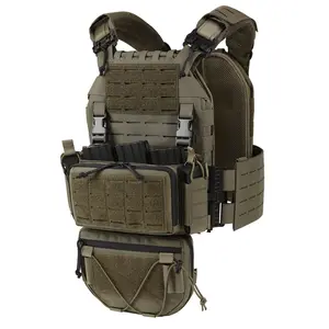 VOTAGOO Adjustable Tactical Vest with Admin Drop Pouch