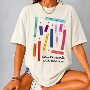 Cute Art Teacher Comfort Colors Shirt, Cute Elementary Teacher Tee, Kindergarten Teacher Tee, Art Teacher Appreciation Gift, Back To School -Ahri Clothing