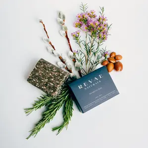 Rosemary Shampoo Bar - Natural Herbal Shampoo for Gentle Hair Care