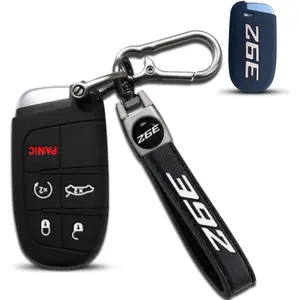 New Upgrade for Dodge Keychain with Soft Silicone Protection Key Case for Dodge RAM Durango 392 Challenger