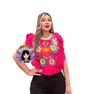 Blusa alitas en tela Rayon