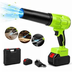 Cordless Battery Powered Leaf Blower, Handheld Electric Air Blower with Concentrated Nozzle, High Wind Speed Lightweight Blower for Yard Leaves, Car Drying, Dust Clearing & Outdoor Cleaning