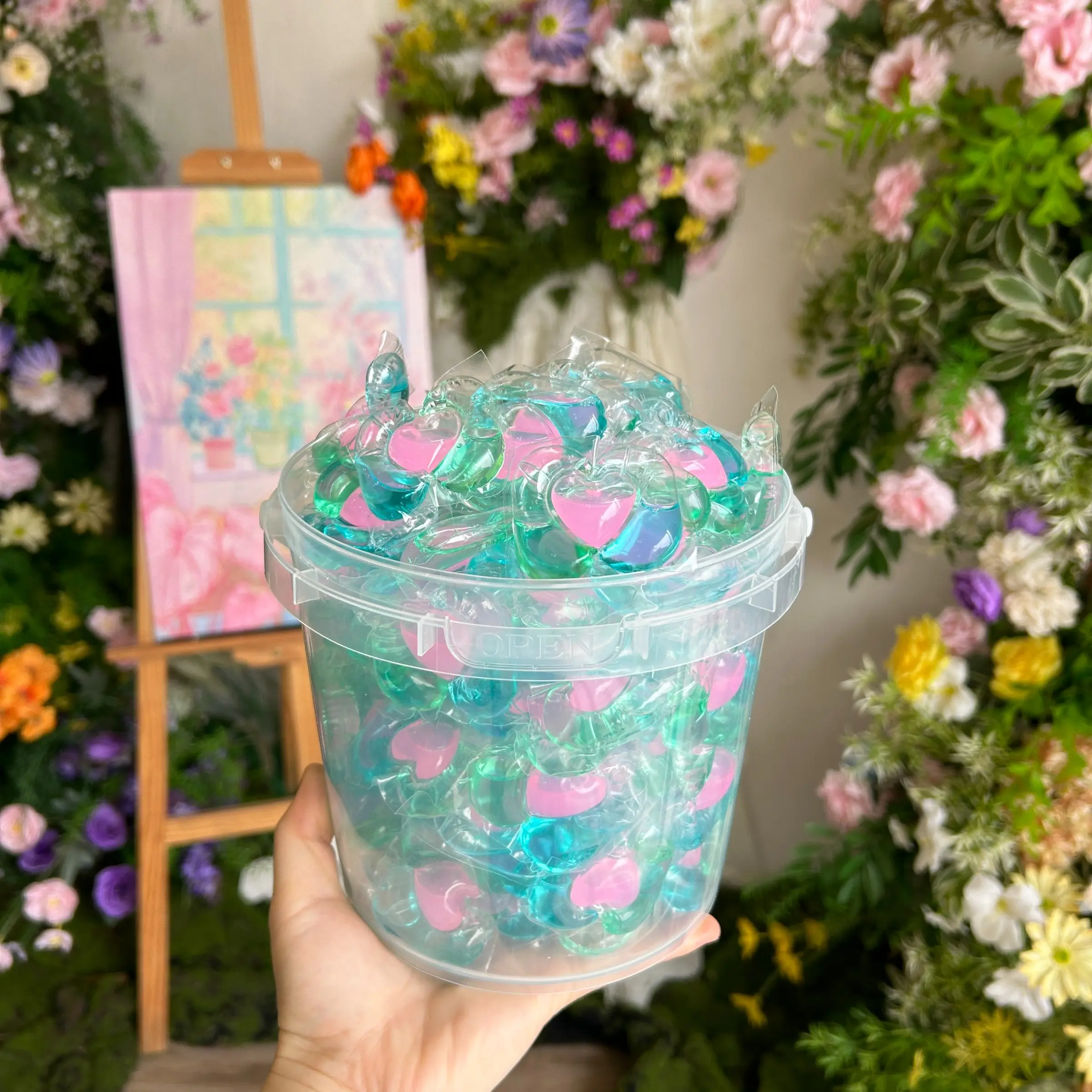 Tropical Scented Laundry Detergent Balls, Laundry Detergent Pods, 👕✨ Aroma Boosting Beads, 40/90 Washes, Brighten Clothes, Hotel Quality Fragrance💐, High-Quality Deodorization Laundry Beads All-In-One Laundry Capsules
