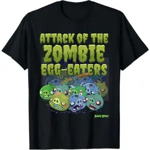 Angry Birds Halloween Pig Zombie Official Merchandise T-Shirt