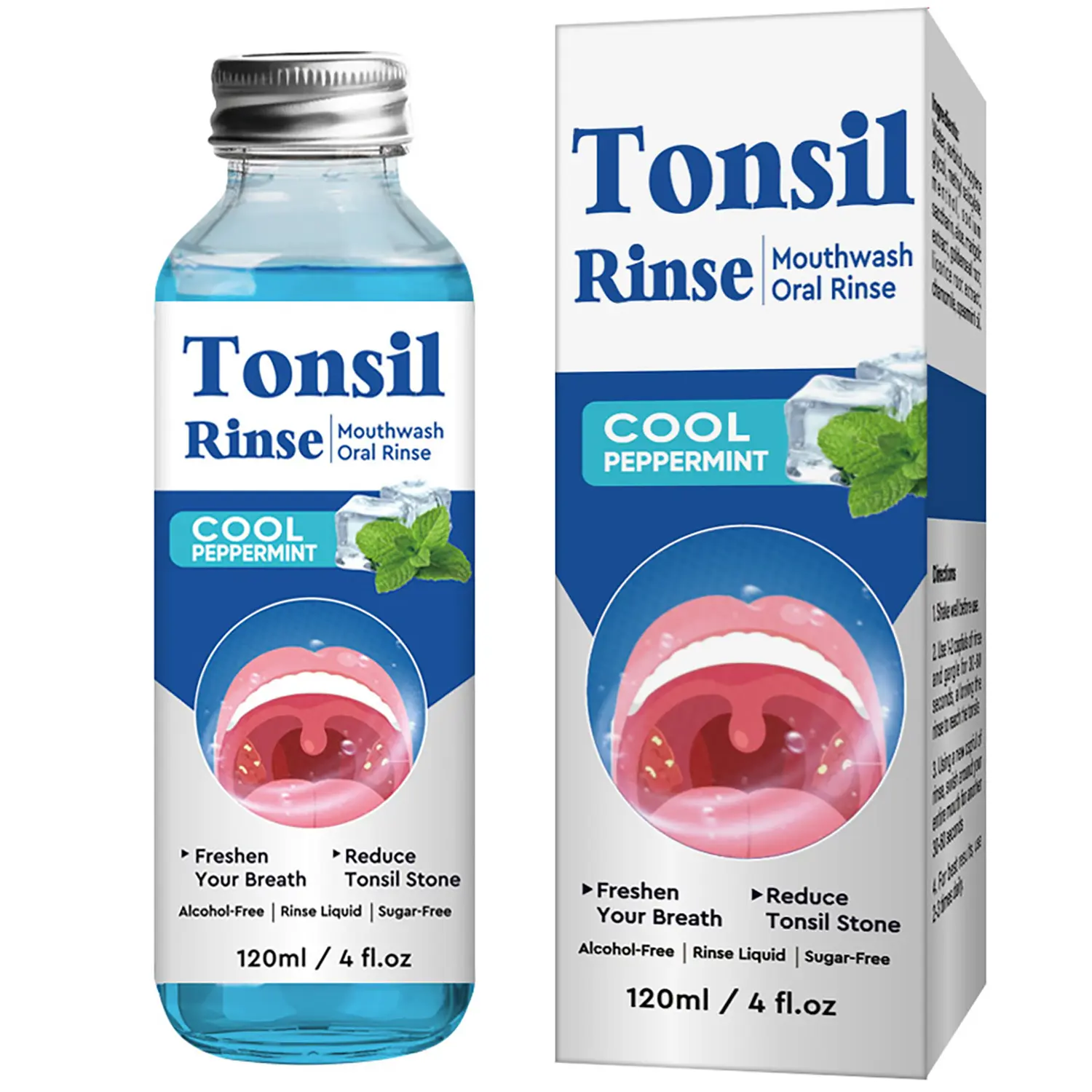 Tonsil Stone Remover Mouthwash | Fresh Breath Oral Rinse for Bad Breath & Dry Mouth Relief – 4 Fl Oz