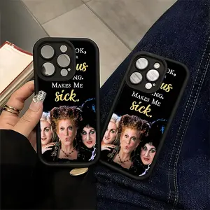 Hocus Pocus Movie Themed iPhone Case for Halloween Lovers, Features Wicked Witches Design, Compatible with iPhone 11/12/13/14/15/16 (Pro Max/Plus)
