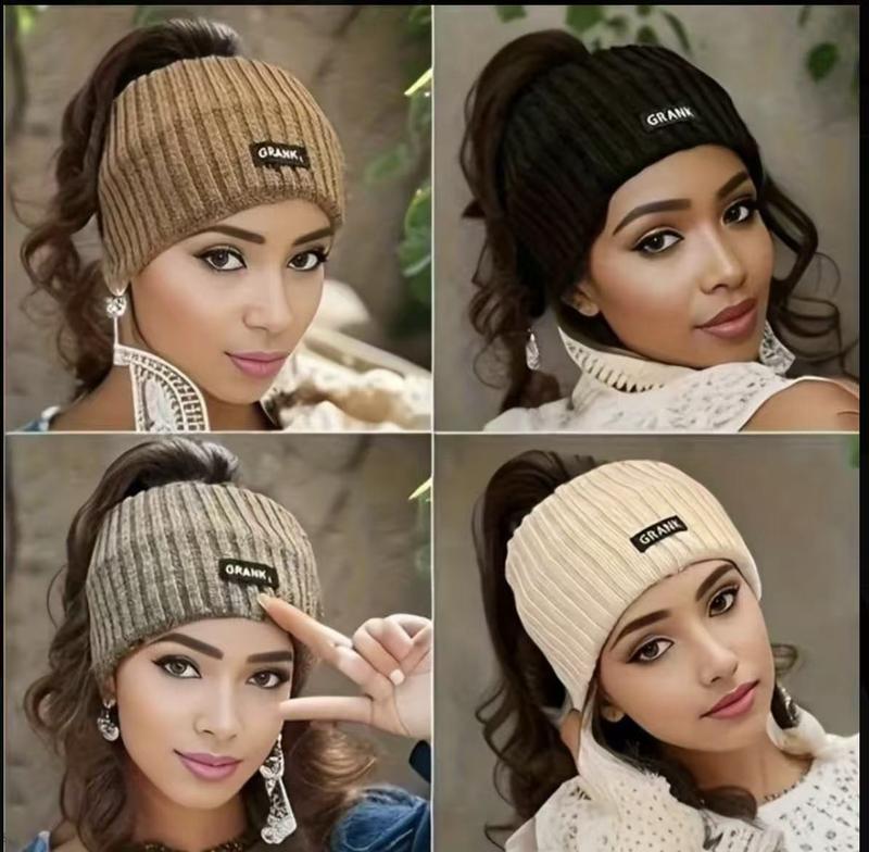 4-Pack Soft Stretchy Women's Headbands Cozy Ear Warmers for Cold Weather Stylish Hair Accessories for Everyday & Formal Wear