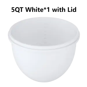 Food Grade Silicone Liner for Kitchen Stand Mixers, 5 Qt Bowl Insert for KitchenAid KSM150 Tilt-Head Models, Non-Stick Reusable Durable Versatile Kitchen Appliance Accessory, Easy-Clean White/Red/Black Option, Practical Valentine's Day Gift, Kitchen Appli
