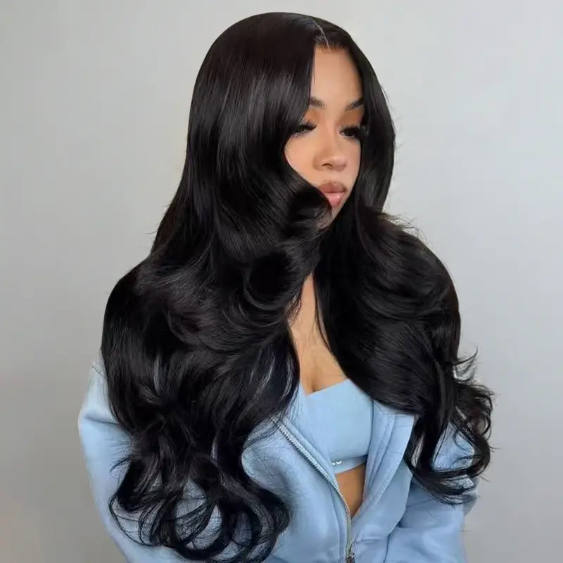 ITODAY 13x6 Body Wave Lace Front Human Hair Wig 180% Density Pre-Plucked Lace Saves Styling Time, Heat Resistant Washable Humanhairwigs